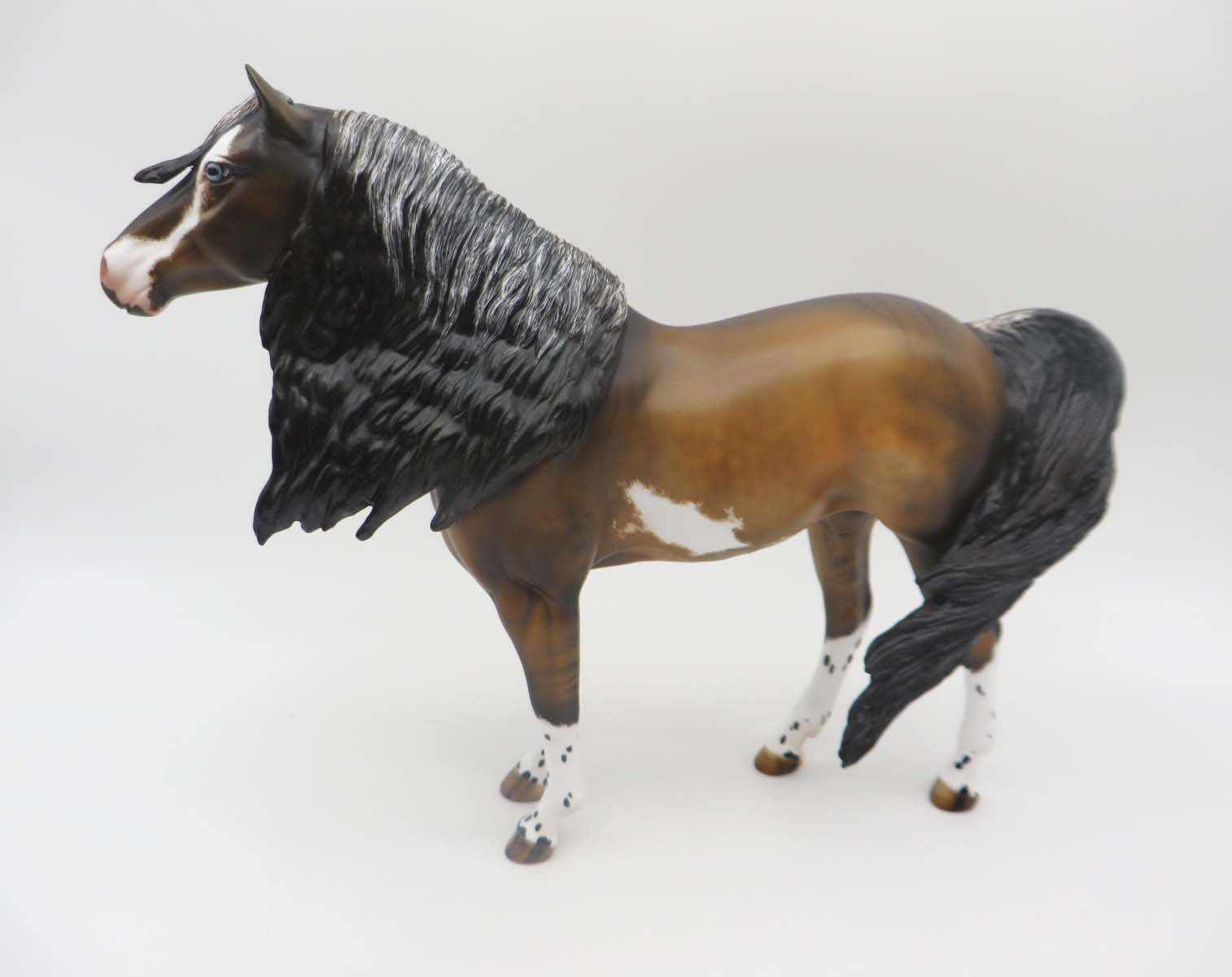 Truett- OOAK - Bay Dun Spanish Mustang By Julie Keim - Best Offer 4/10/23