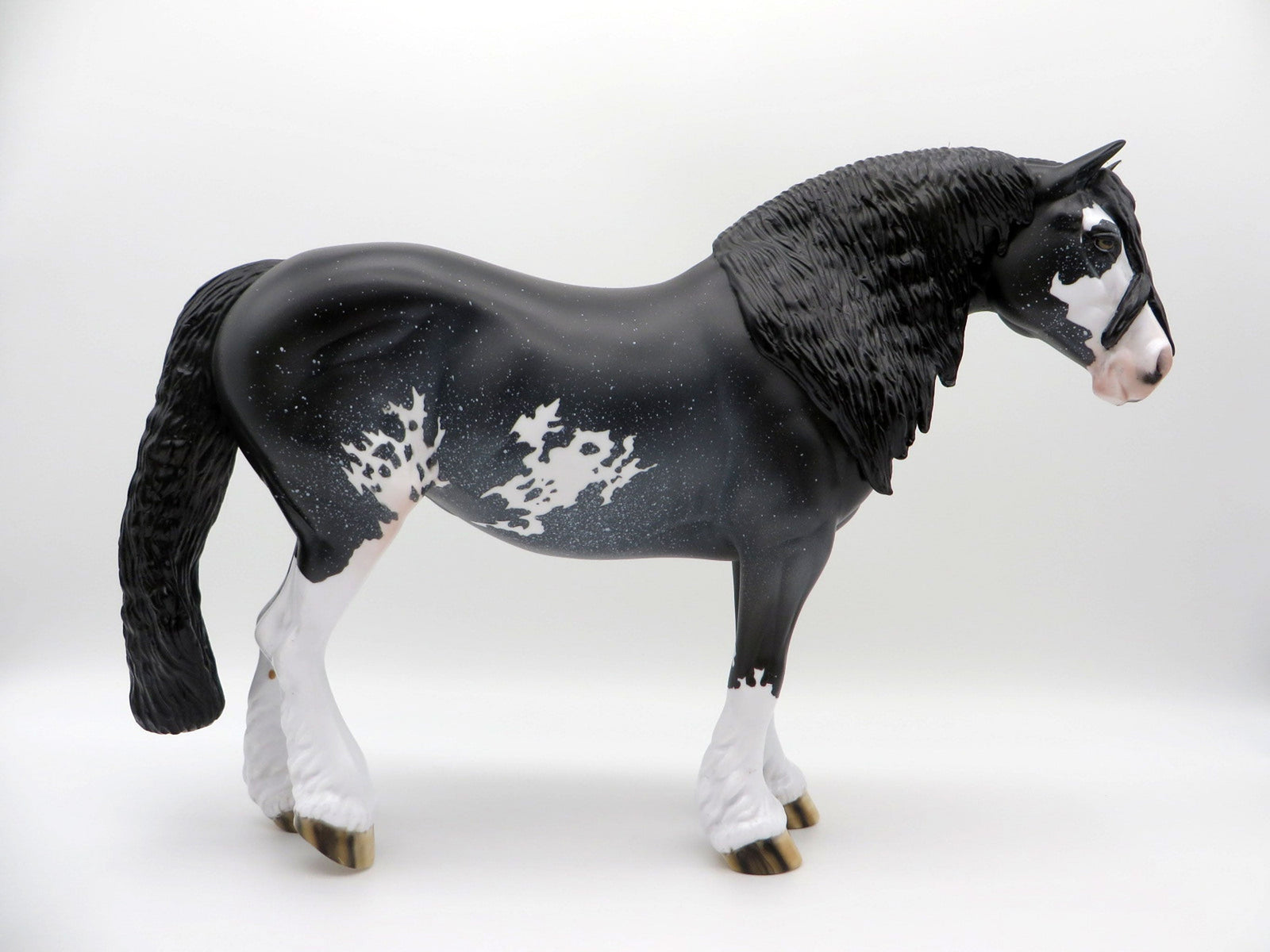 Tsunami Sue-OOAK Black Decorator Heavy Draft Mare SHCF 2021