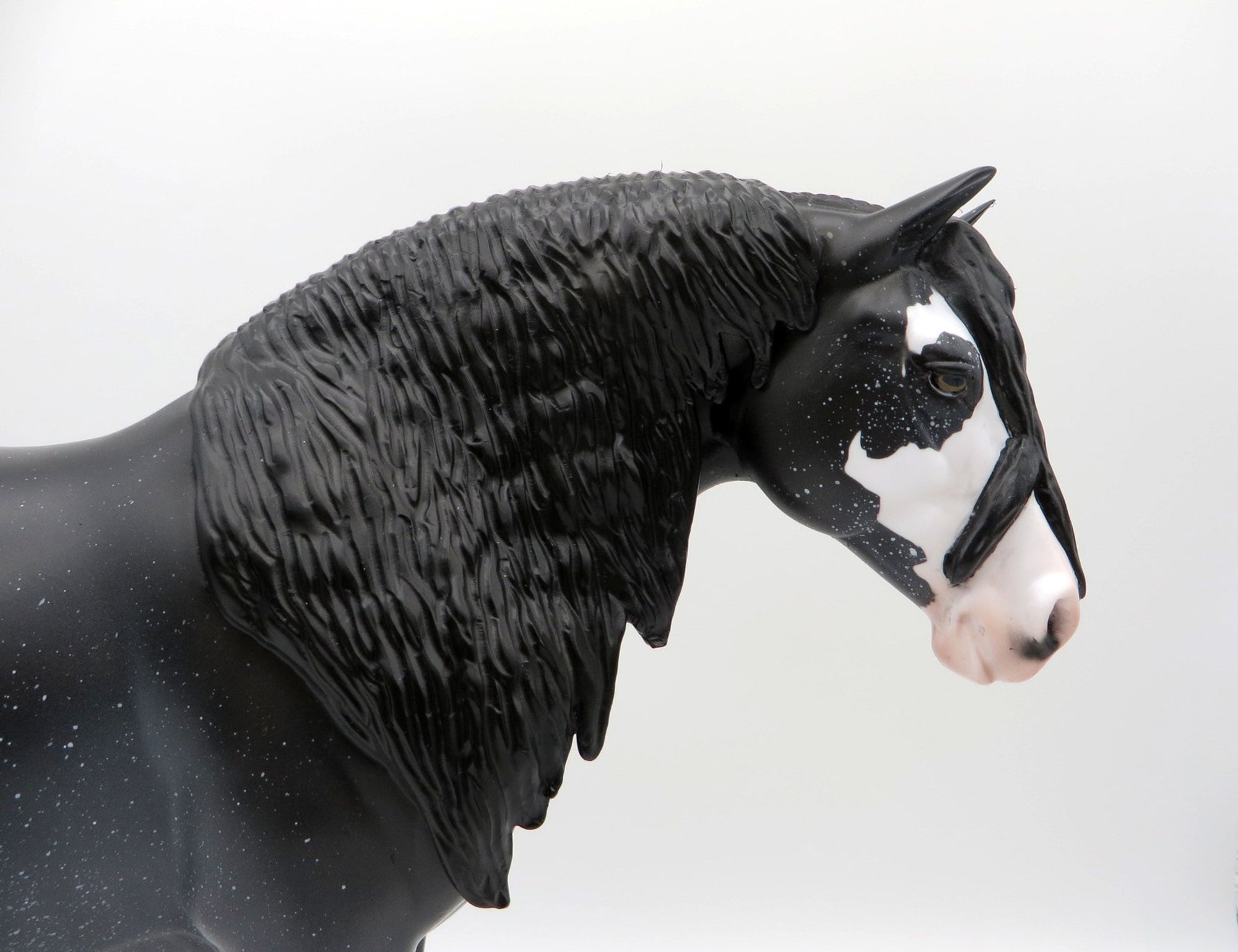 Tsunami Sue-OOAK Black Decorator Heavy Draft Mare SHCF 2021