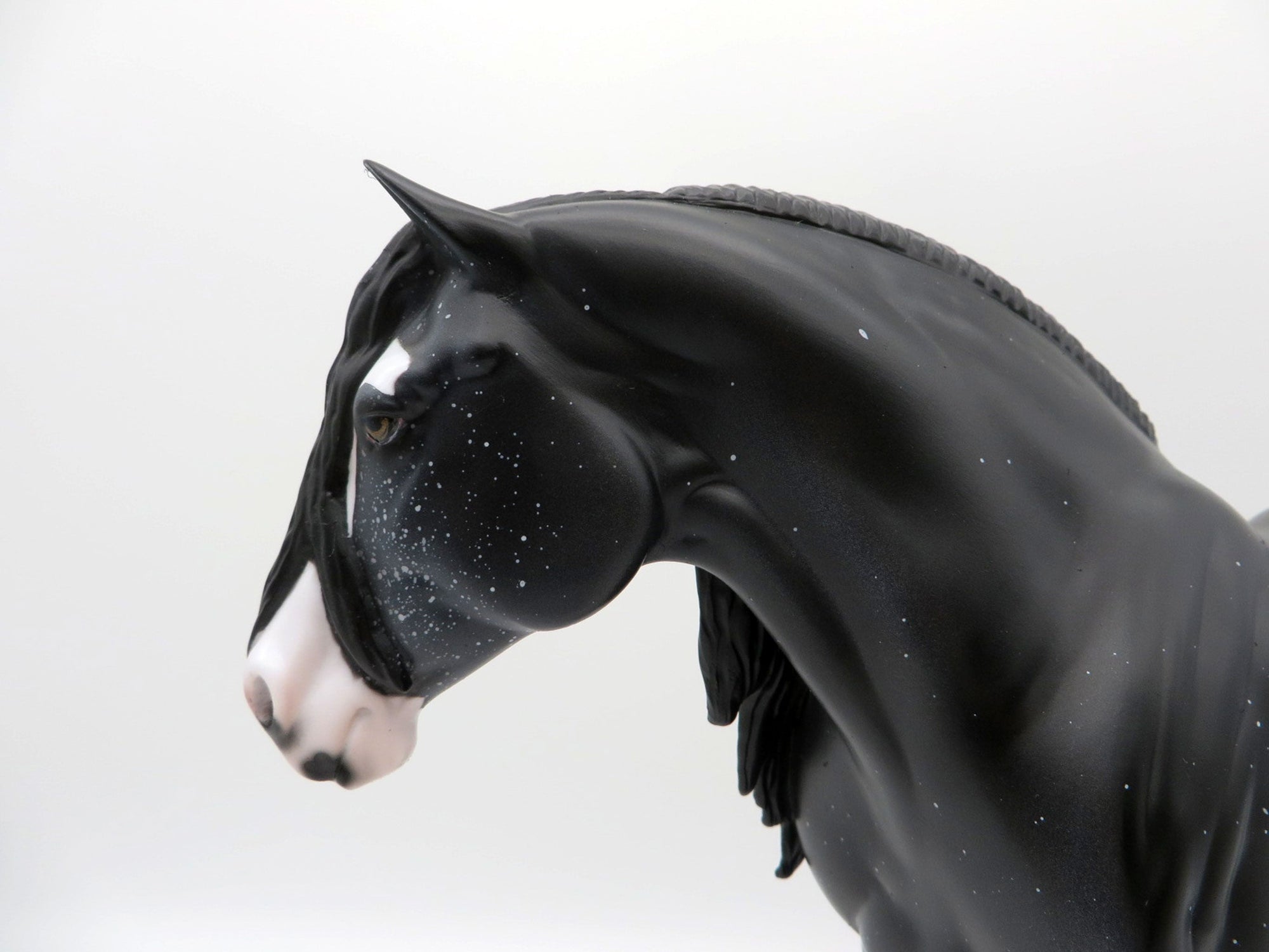 Tsunami Sue-OOAK Black Decorator Heavy Draft Mare SHCF 2021