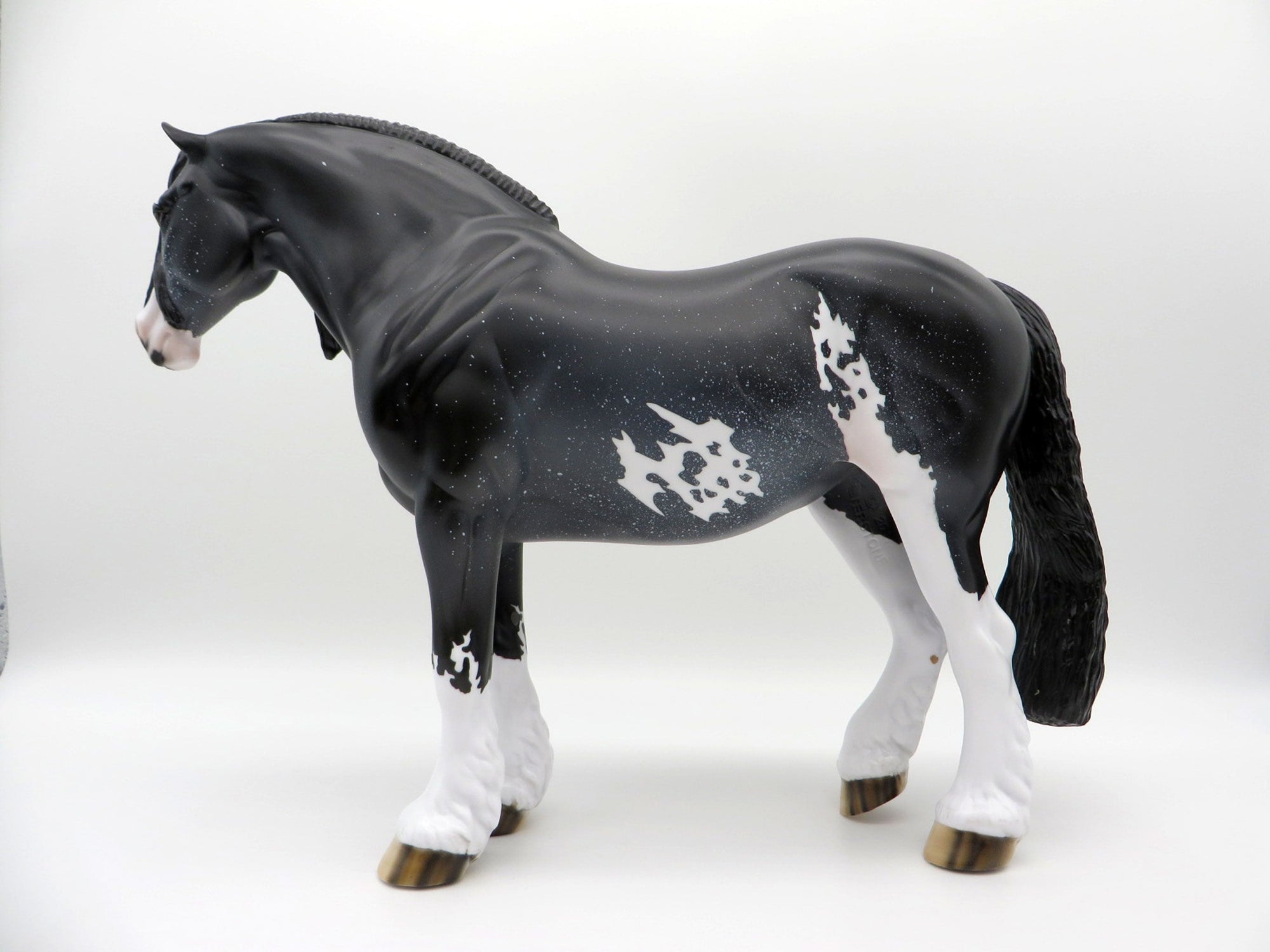 Tsunami Sue-OOAK Black Decorator Heavy Draft Mare SHCF 2021