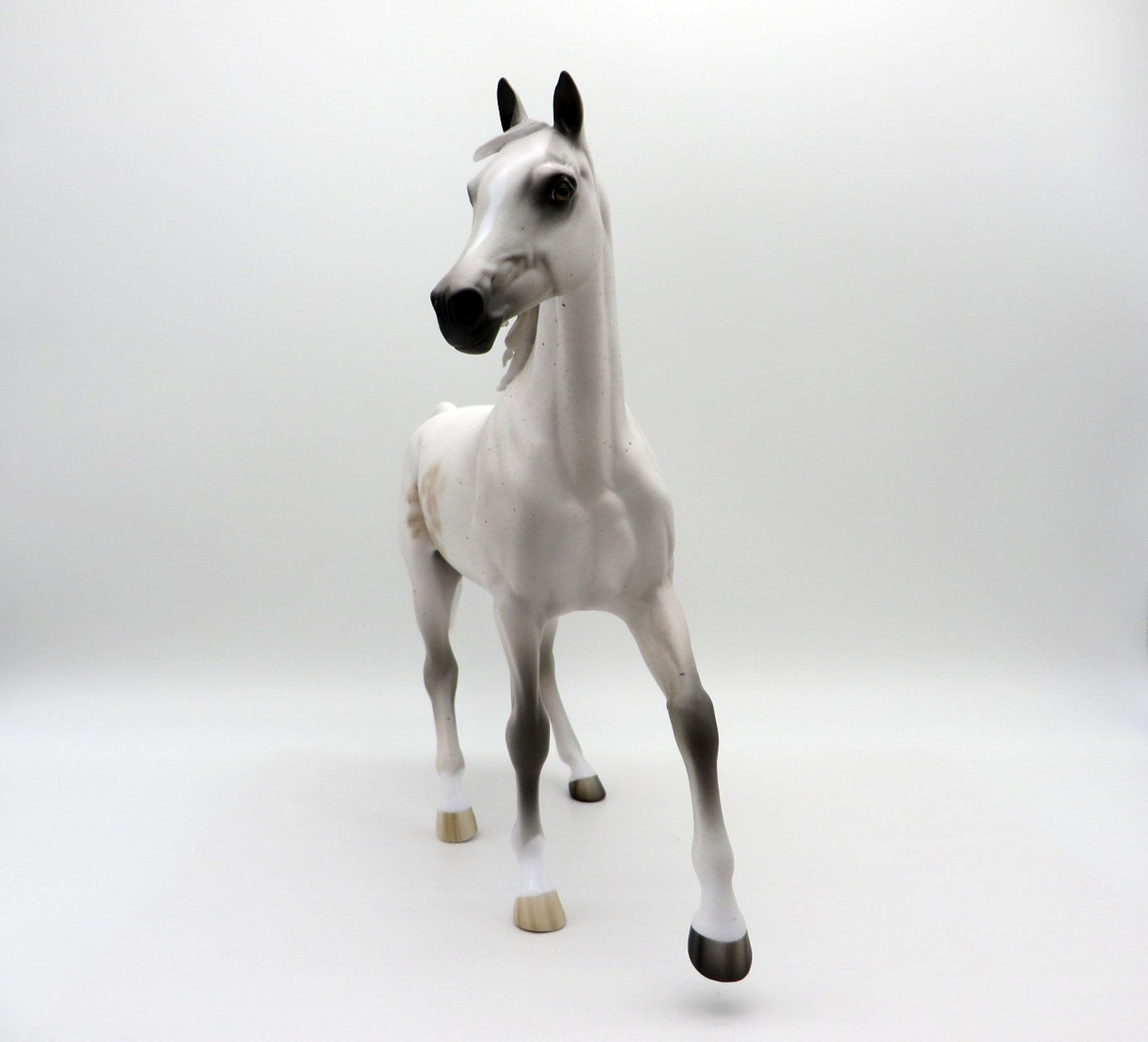 Turbo Bungy-OOAK Bloody Shoulder Arabian Mare Painted By Sheryl Leisure  5/24/21