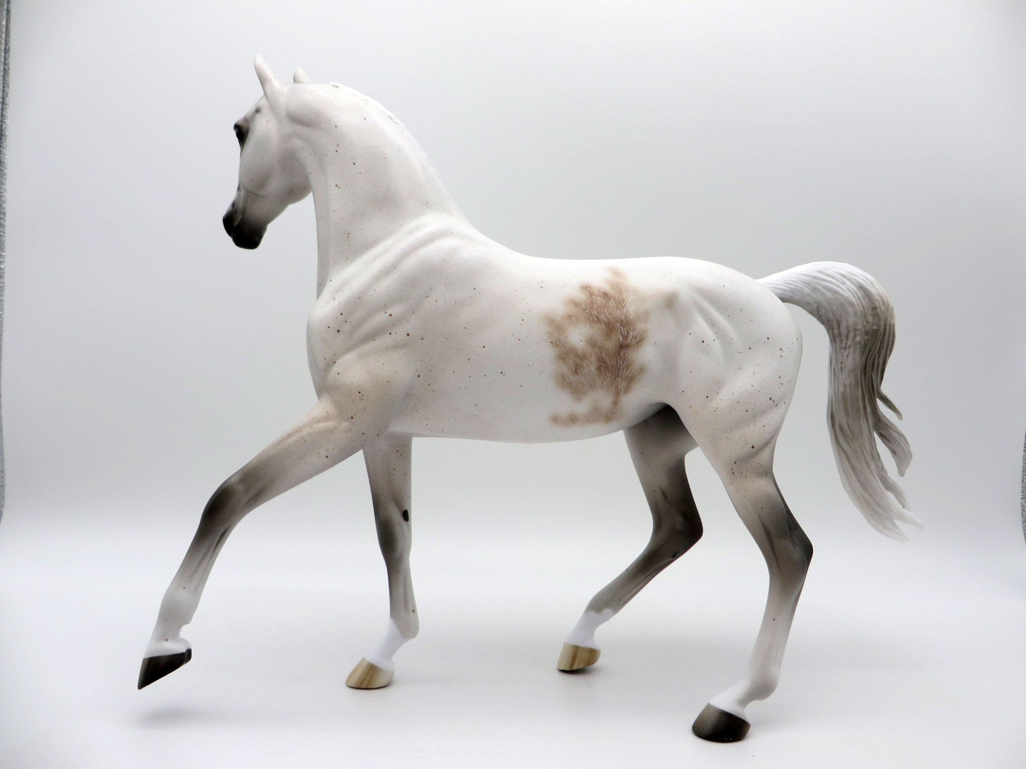 Turbo Bungy-OOAK Bloody Shoulder Arabian Mare Painted By Sheryl Leisure  5/24/21