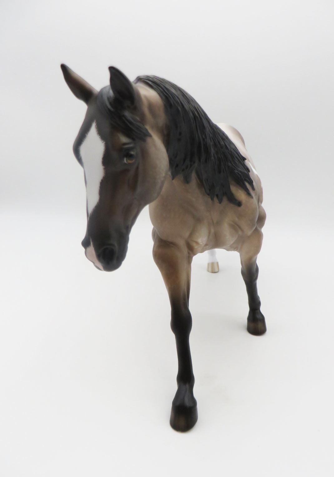 Turn It Up  - OOAK - Bay Roan Overo Running Stock Horse By Shery Leisure - Best Offers 2/12/23 P&amp;C 23