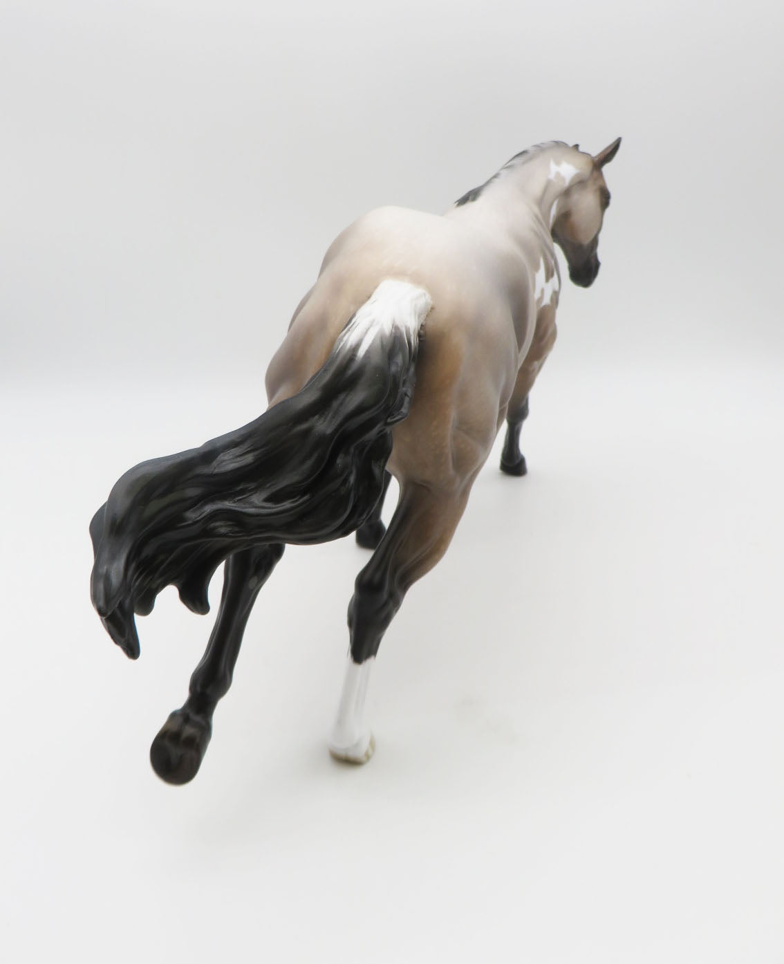 Turn It Up  - OOAK - Bay Roan Overo Running Stock Horse By Shery Leisure - Best Offers 2/12/23 P&amp;C 23