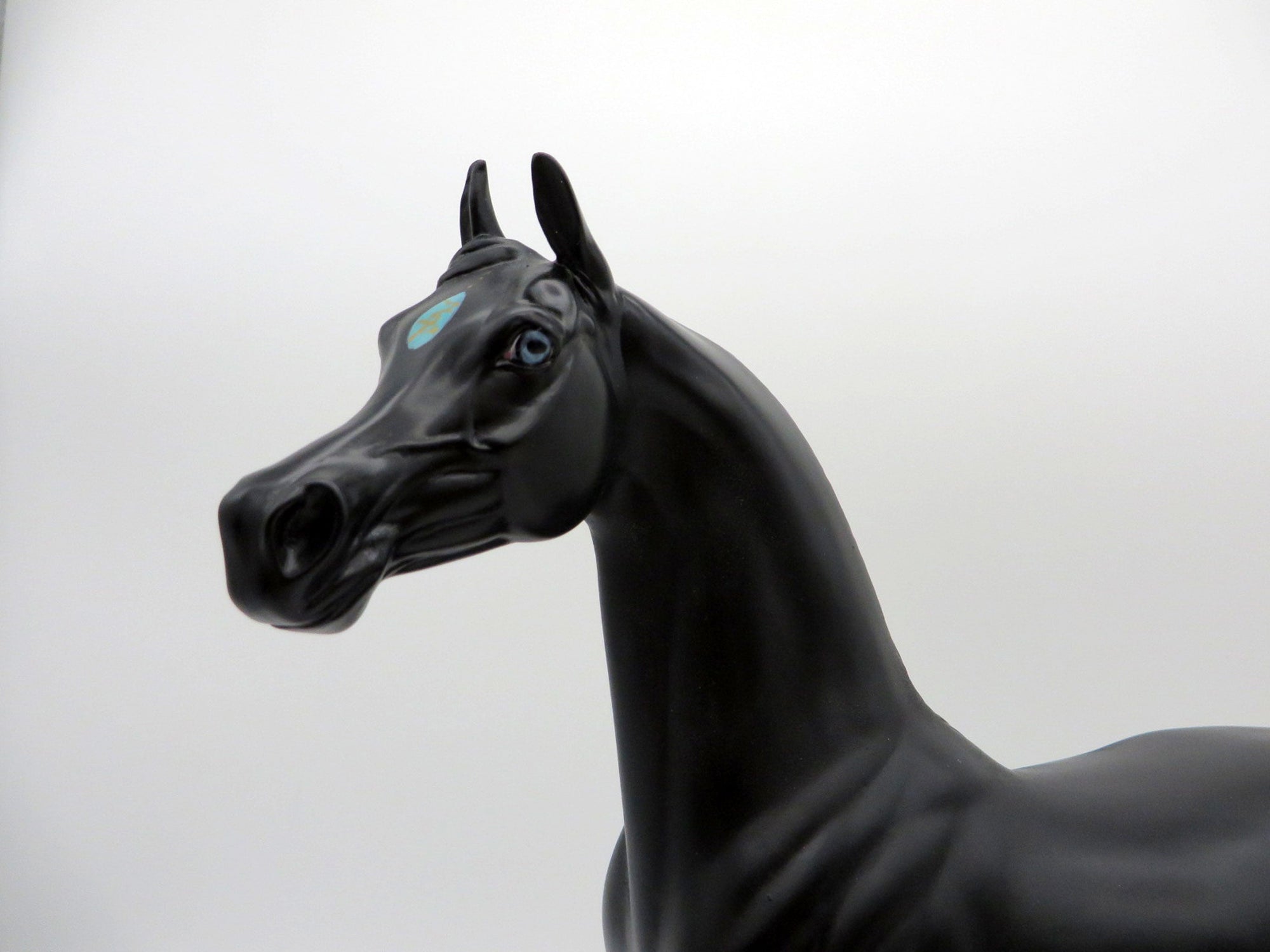 Turquoise-OOAK Deco Arabian Painted By Ellen Robbins EQ 2021