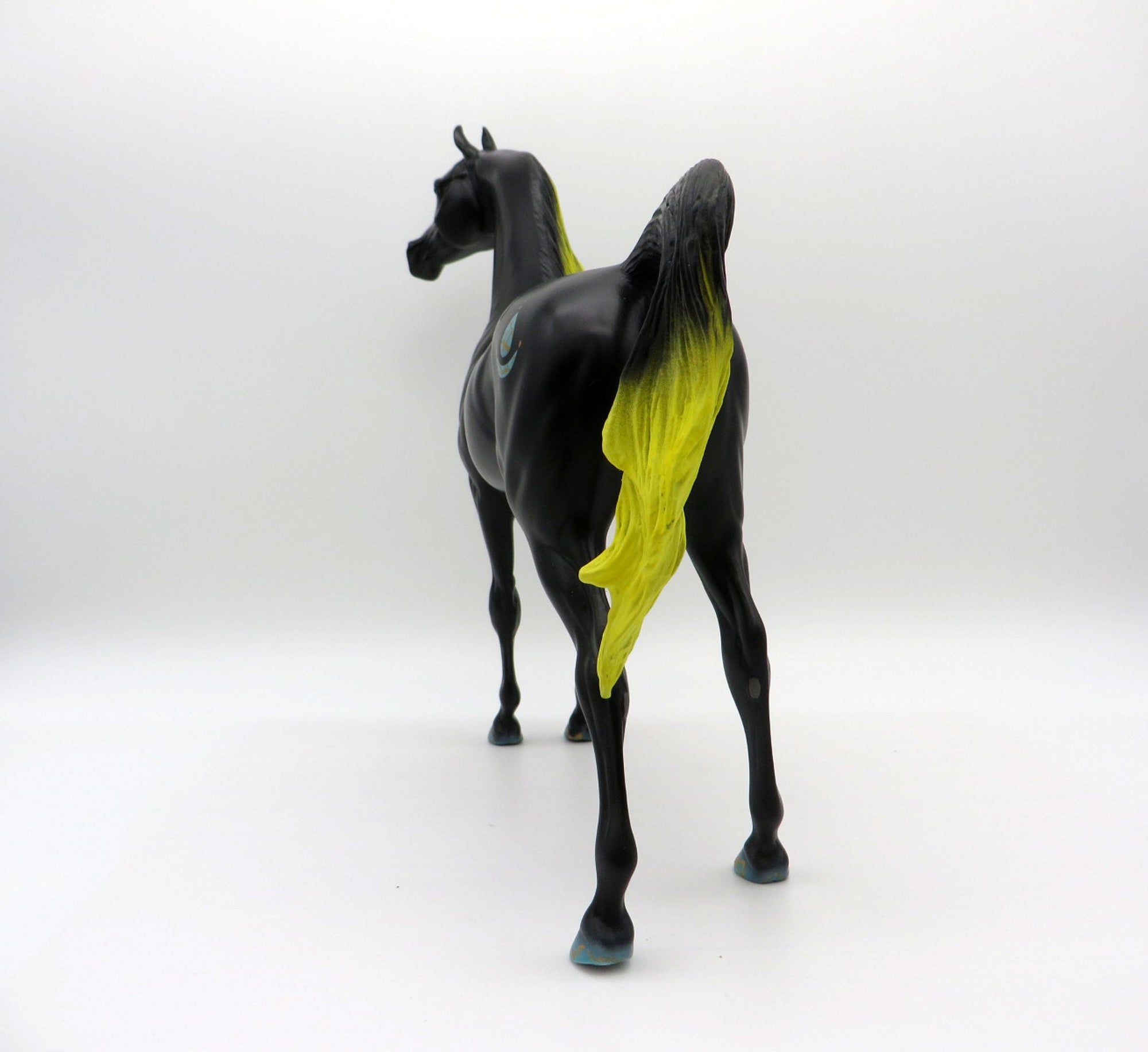 Turquoise-OOAK Deco Arabian Painted By Ellen Robbins EQ 2021