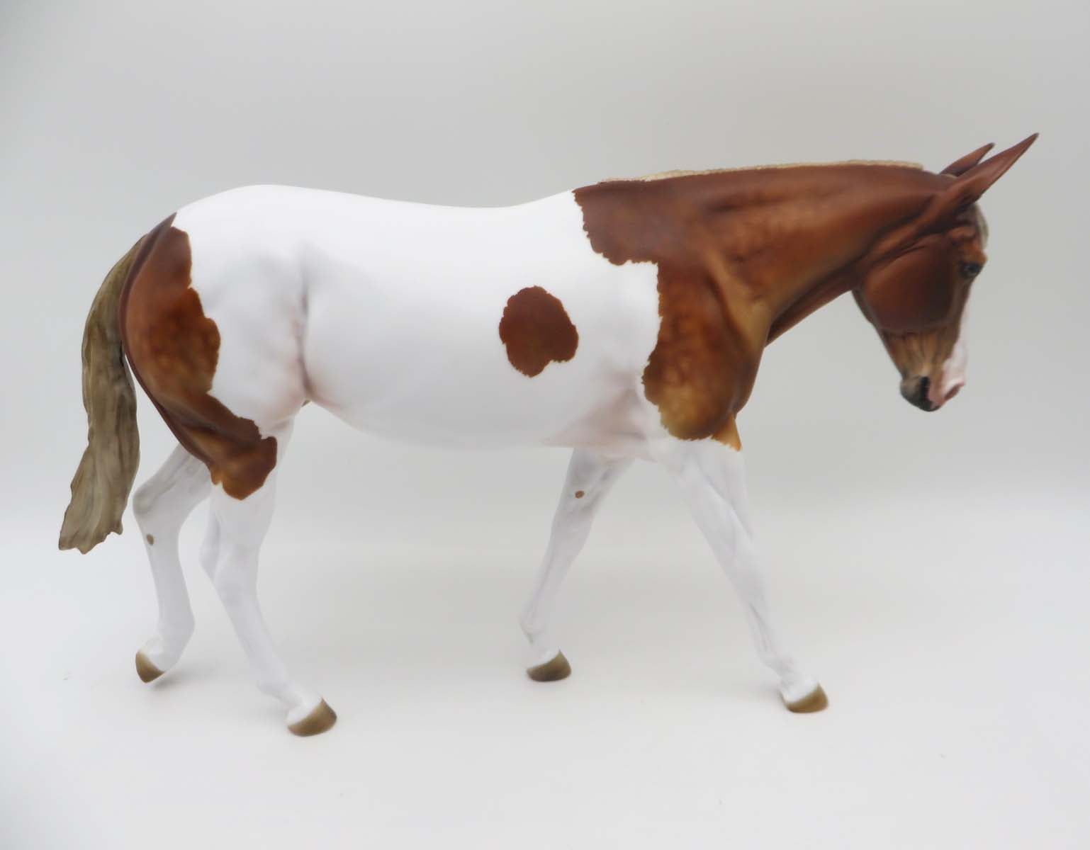 Twinkle Toes-OOAK Chestnut Pinto Mule By Julie Keim SHCF23 Best Offer