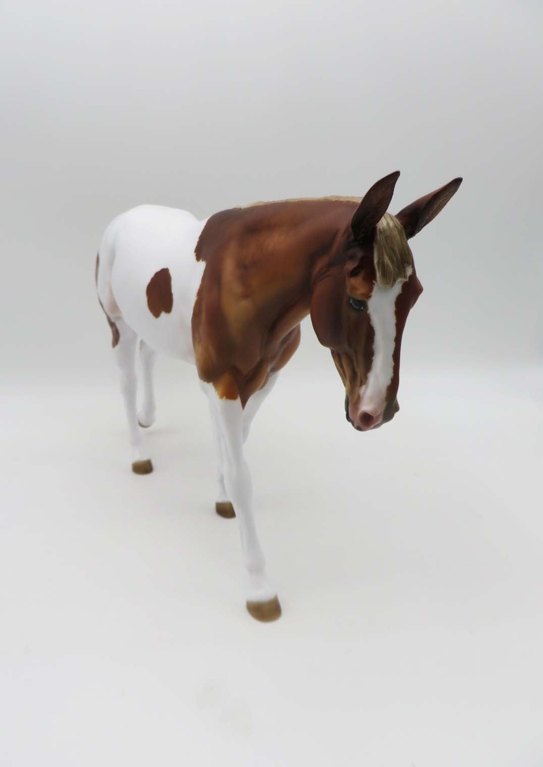 Twinkle Toes-OOAK Chestnut Pinto Mule By Julie Keim SHCF23 Best Offer