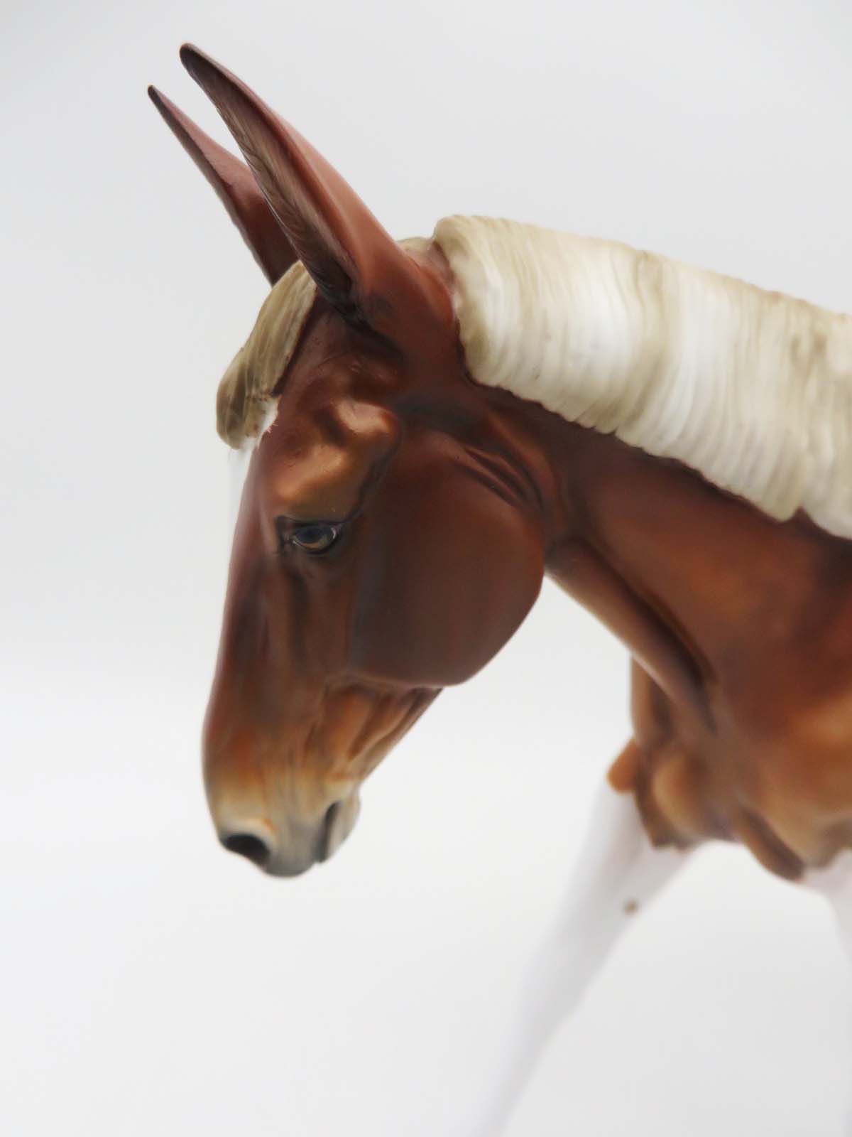 Twinkle Toes-OOAK Chestnut Pinto Mule By Julie Keim SHCF23 Best Offer