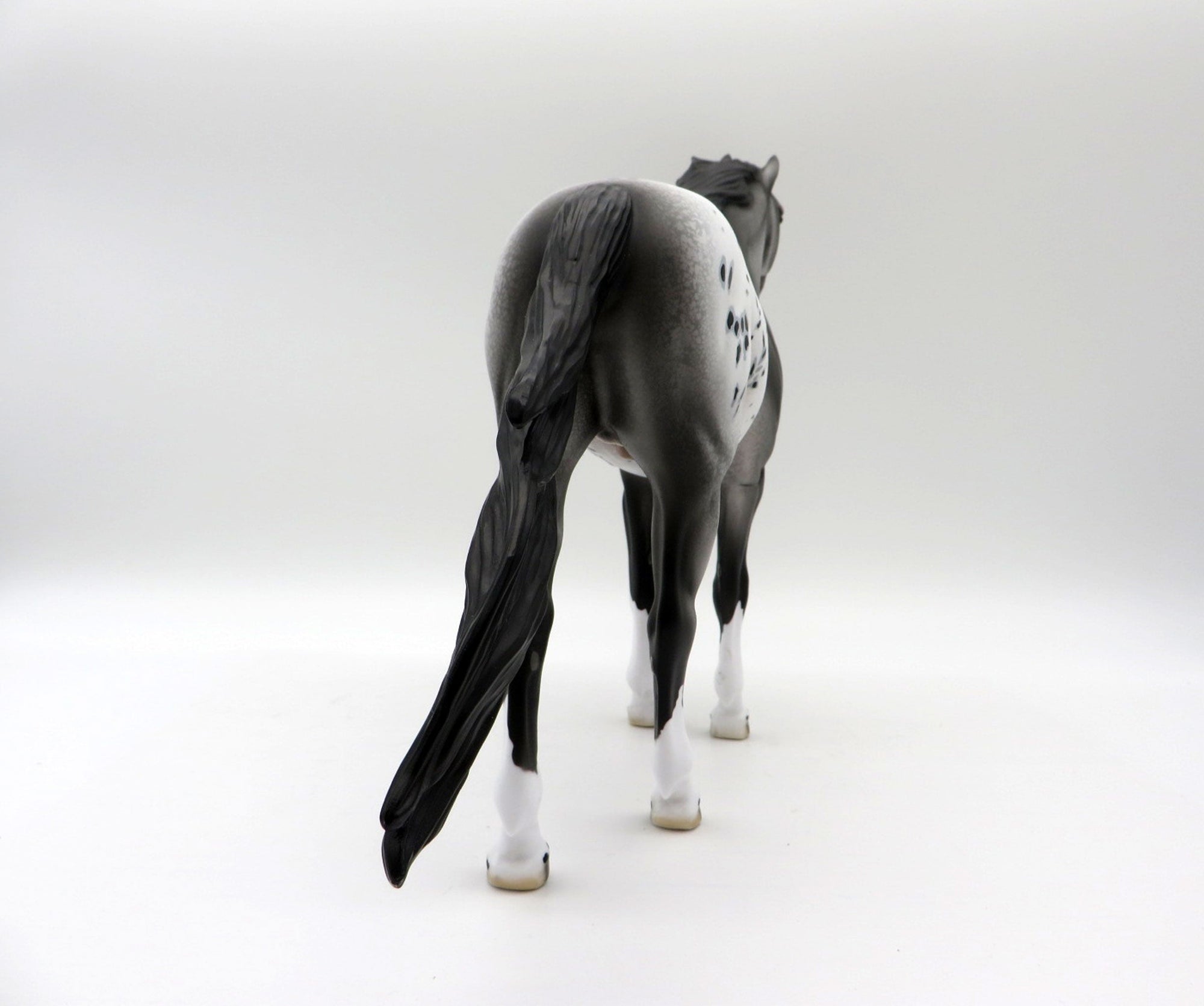 Two Hands-OOAK Appaloosa Mustang Painted By Dawn Quick  5/21/21