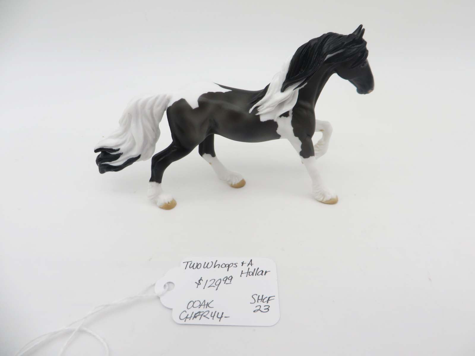 Two Whoops and a Hollar - OOAK - Fresian Chip By Donna Fredley - SHCF23