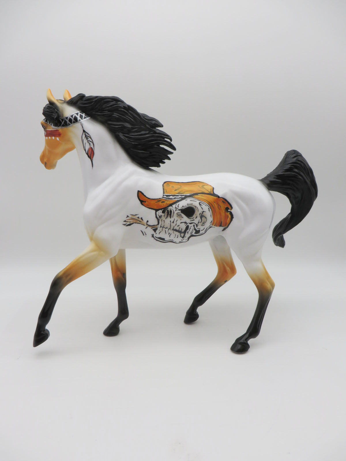 UNDEAD REDEMPTION - OOAK - HALLOWEEN DECORATOR ARABIAN MARE - By Dawn Quick