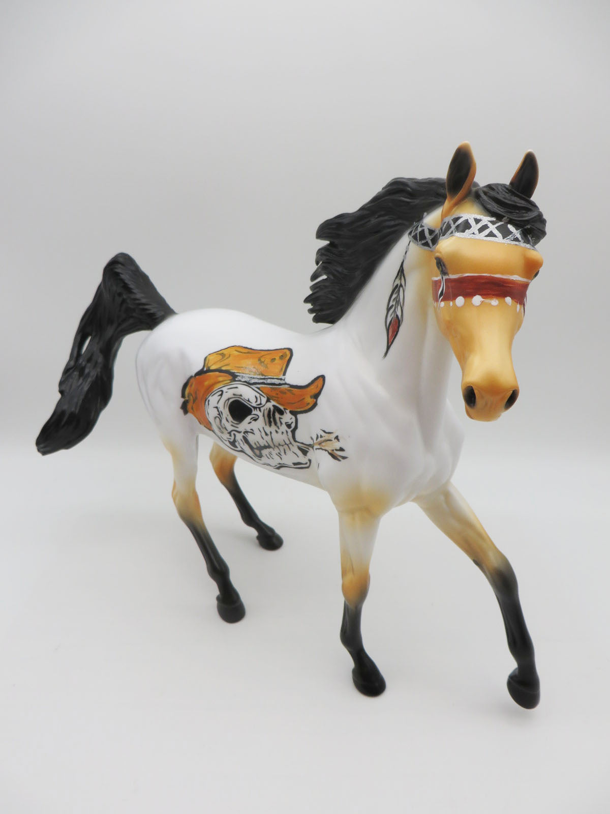 UNDEAD REDEMPTION - OOAK - HALLOWEEN DECORATOR ARABIAN MARE - By Dawn Quick