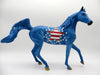 USA-OOAK Memorial Day Deco Arabian Mare  Painted By Dawn Quick  5/28/21
