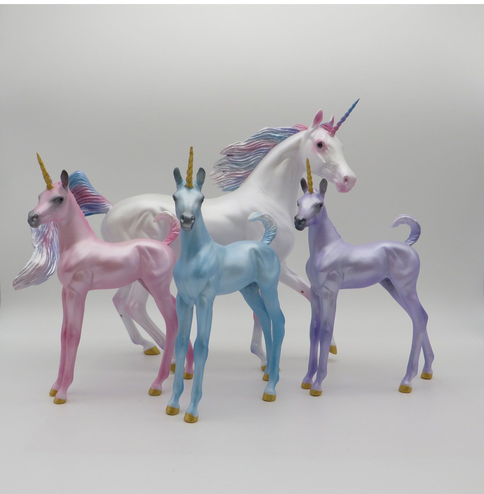 Cotton Candy and Foal LE-?-- National Unicorn Day!