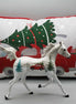 Holiday Love Bug OOAK Deco Yearling with Pillow By Dawn Quick Facebook Auction Holiday Sale HS23