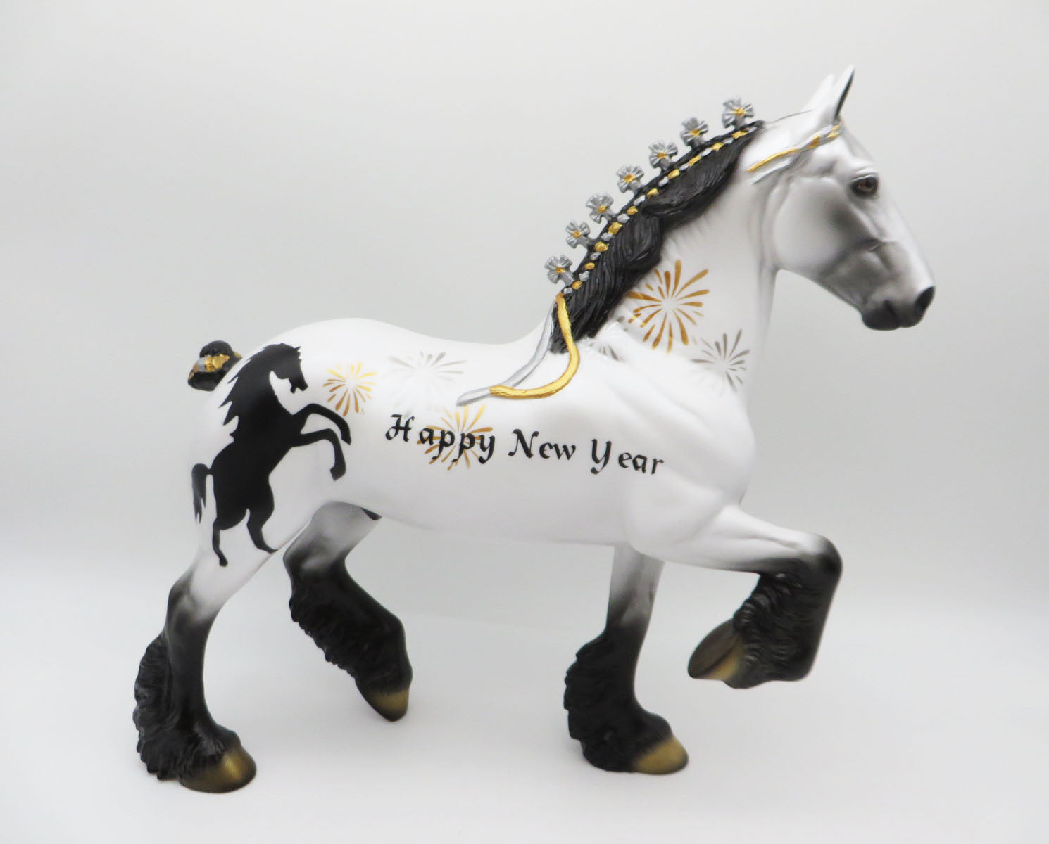 Up Past Midnight - OOAK - Decorator Trotting Drafter by Dawn Quick - Best Offers 1/3/23