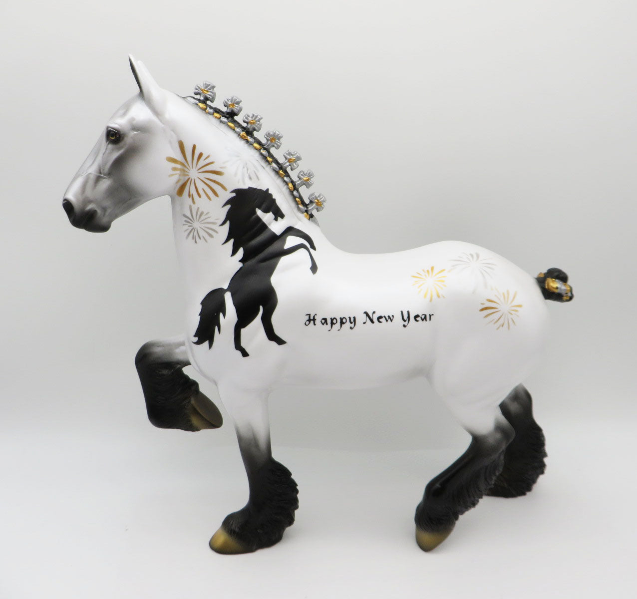 Up Past Midnight - OOAK - Decorator Trotting Drafter by Dawn Quick - Best Offers 1/3/23