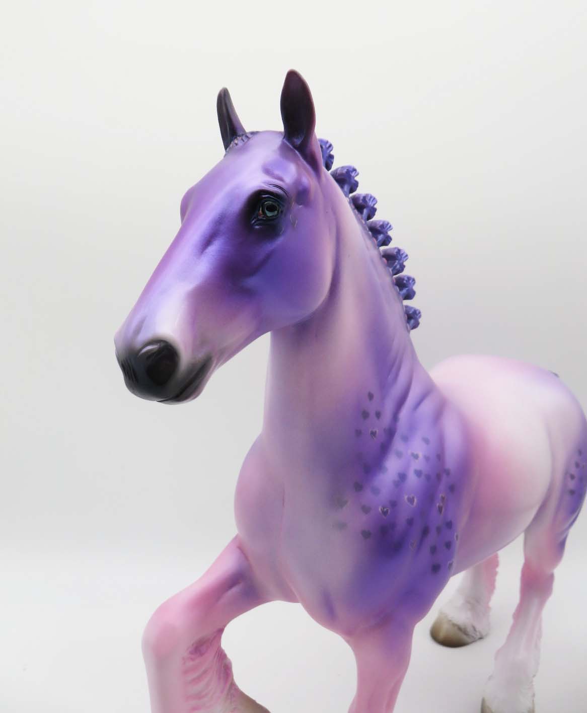 Valentine Vibes - OOAK - Decorator Trotting Drafter By Jess Hamill - Best Offers 2/20/23