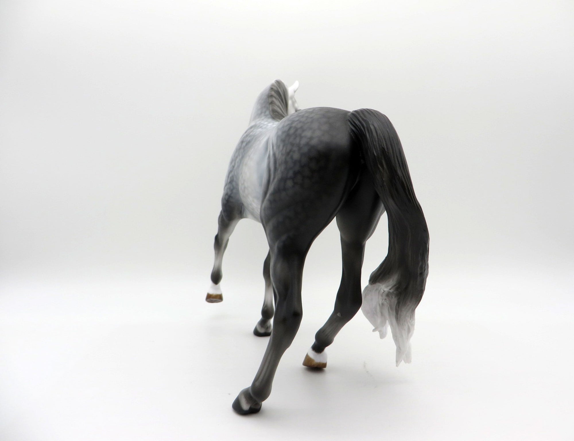 Van Eyck- OOAK Dapple Grey Arabian Mare Painted By Audrey Dixon EQ 21