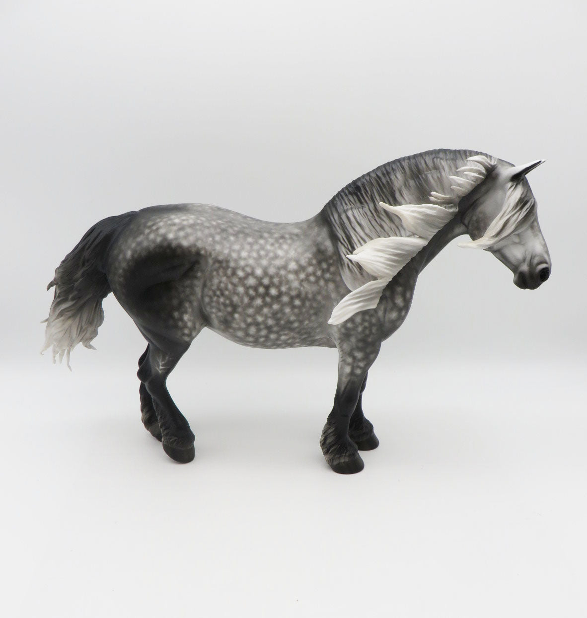 Veda-OOAK Dapple Grey Heavy Draft By Sheryl Leisure 9/26/22