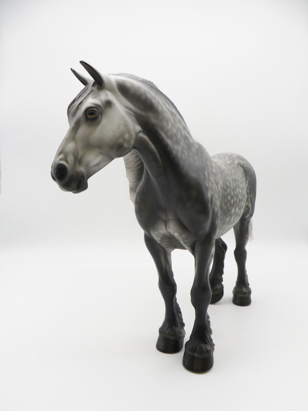 Veda-OOAK Dapple Grey Heavy Draft By Sheryl Leisure 9/26/22