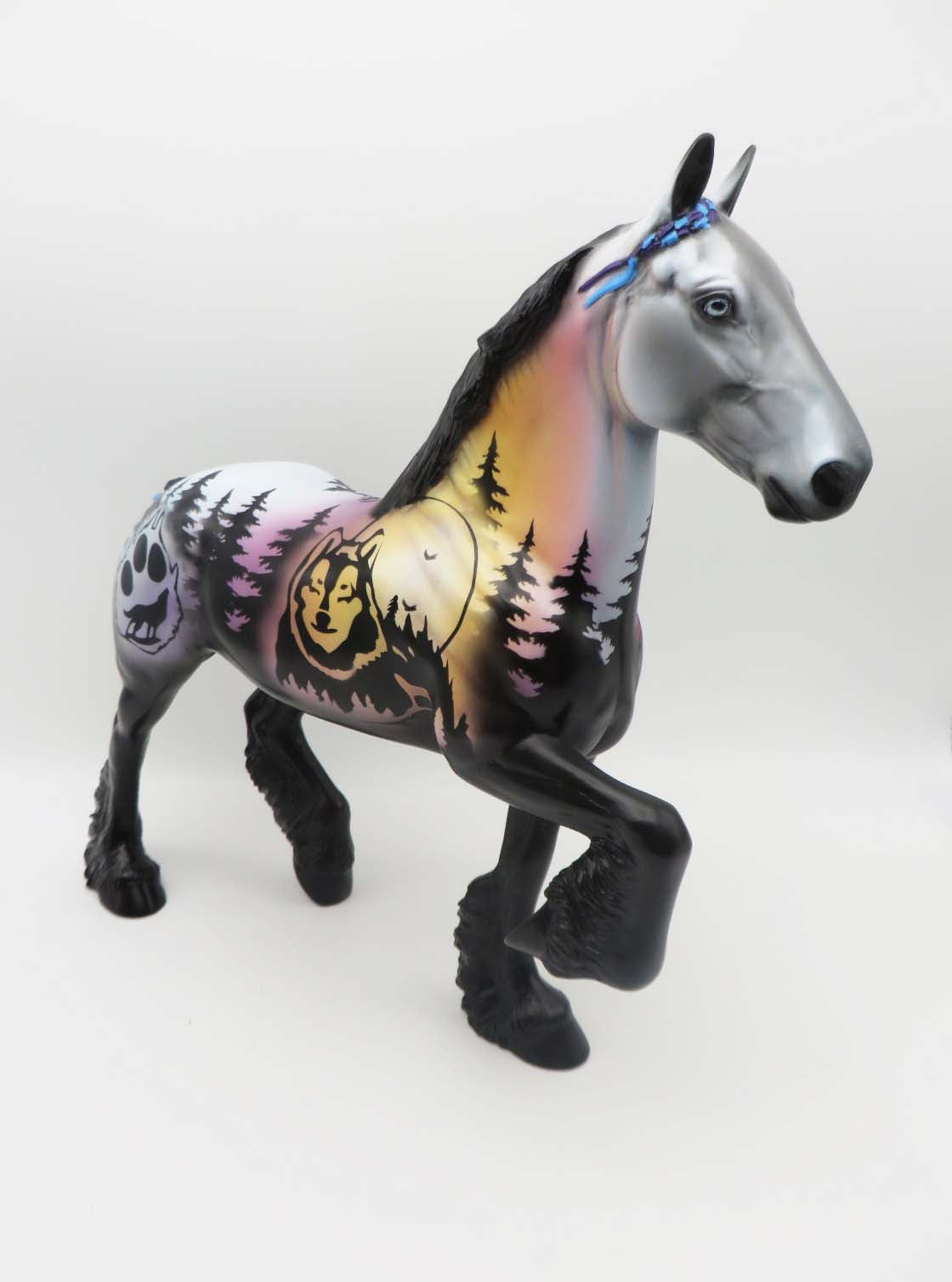 Vision Quest - OOAK - Bear Decorator Trotting Drafter By Dawn Quick SHCF23