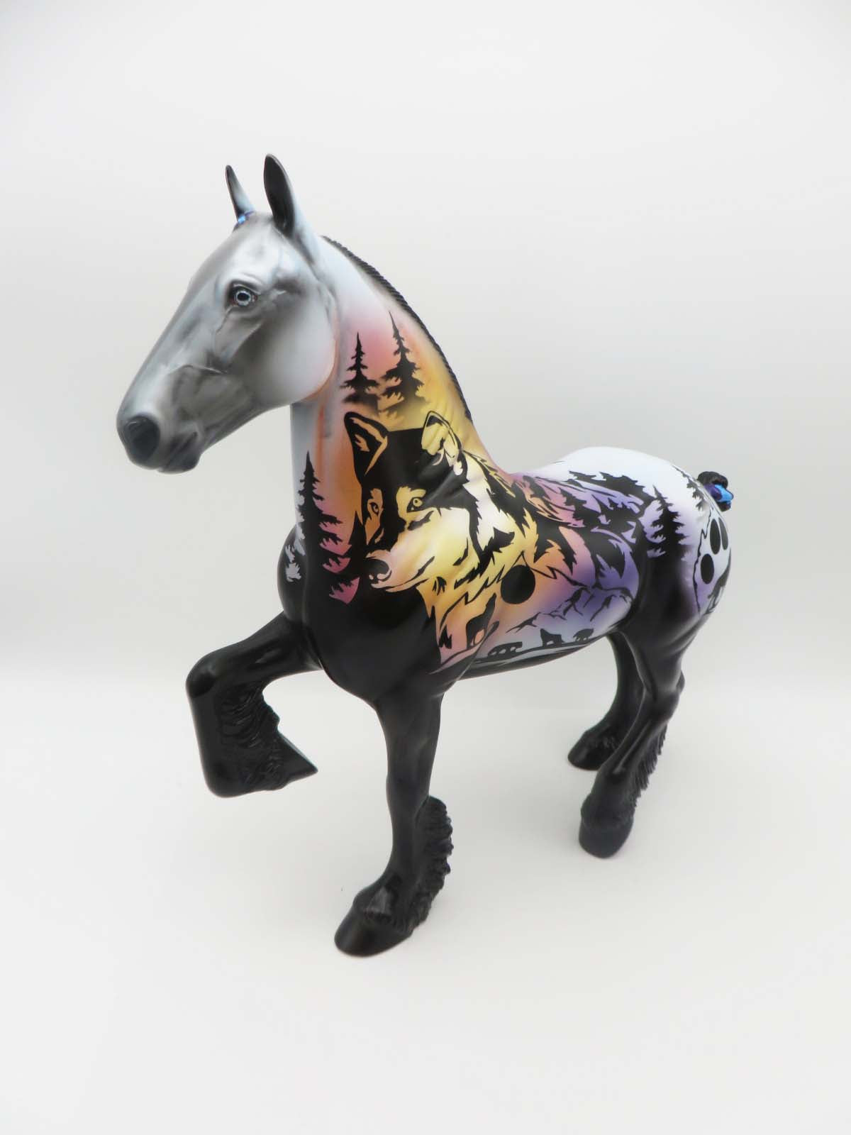 Vision Quest - OOAK - Bear Decorator Trotting Drafter By Dawn Quick SHCF23