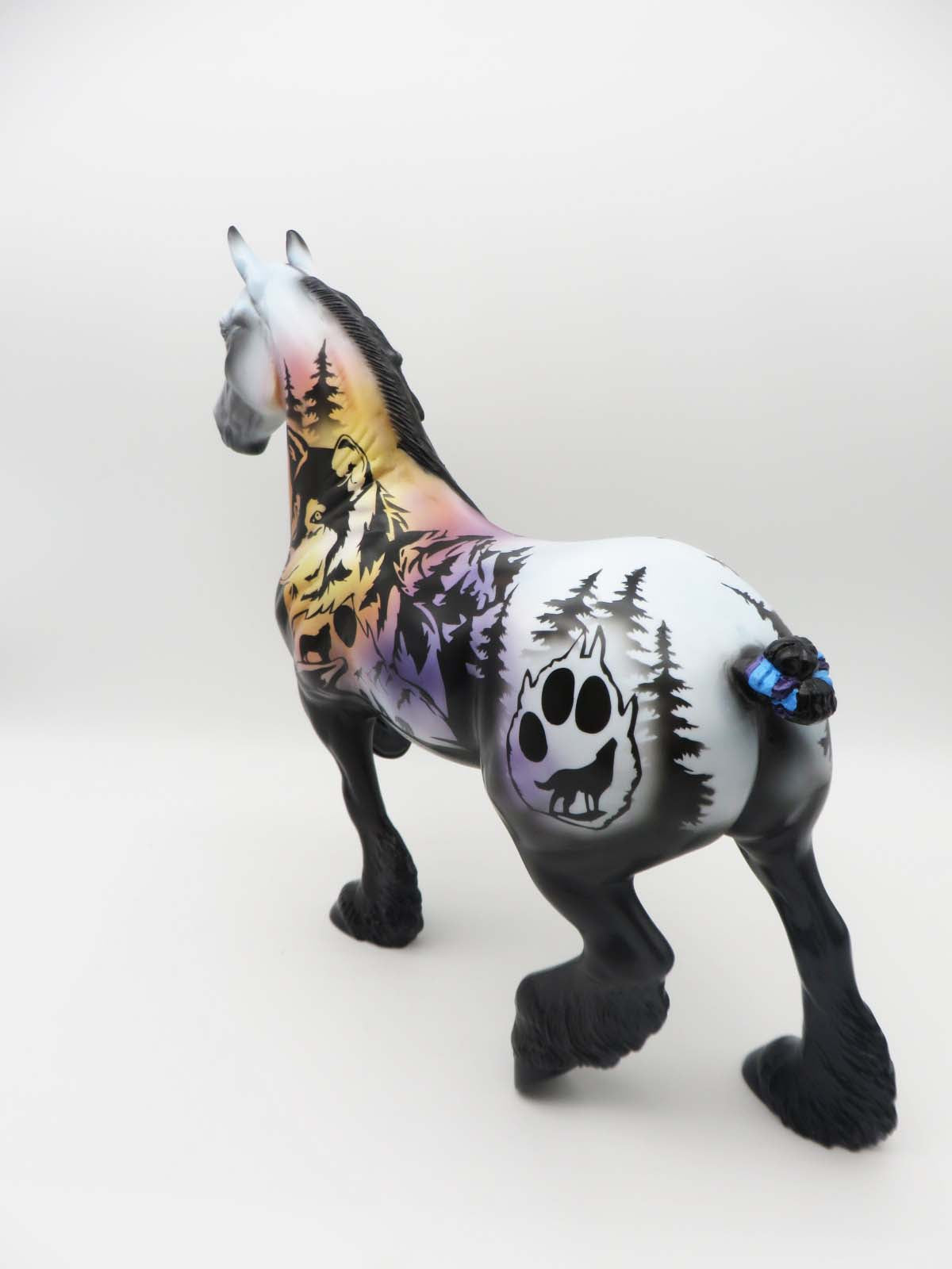 Vision Quest - OOAK - Bear Decorator Trotting Drafter By Dawn Quick SHCF23