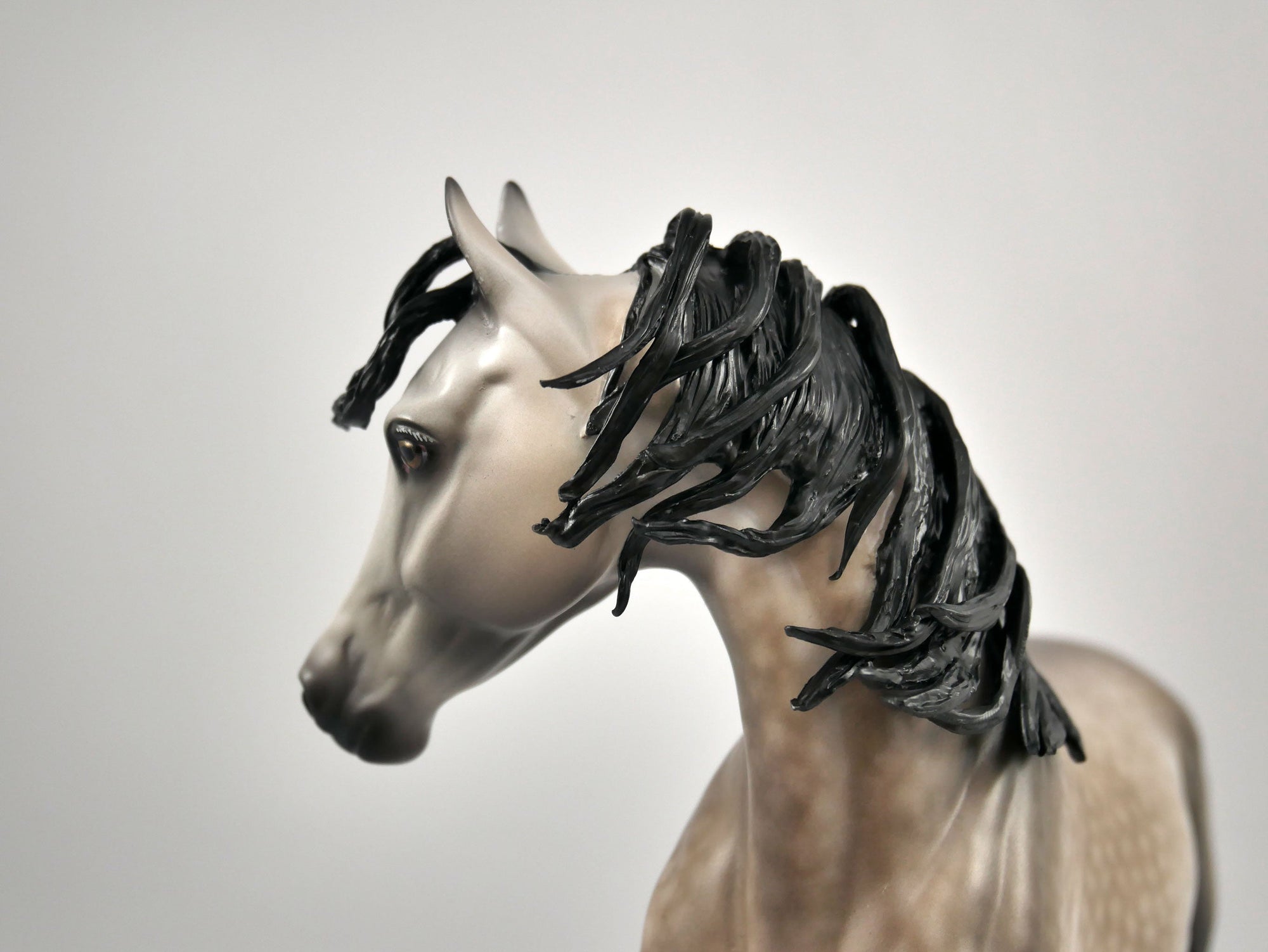 Vixen-OOAK Rose Grey Arabian Mare Painted By Sheryl Leisure 12/30/20