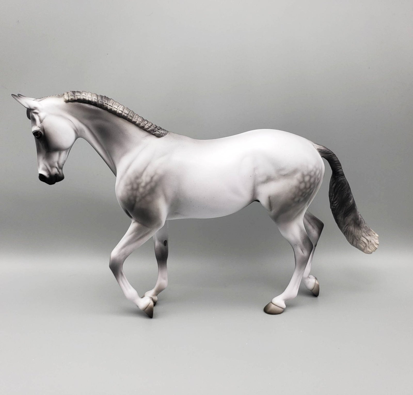 Vyke - OOAK - Dappled Grey Thoroughbred By Jess Hamill EQ23