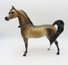 WHAT IT IS - OOAK - BUCKSKIN ARABIAN STALLION - PAINTED BY SHERYL LEISURE - BEST OFFERS - 10/21/22.