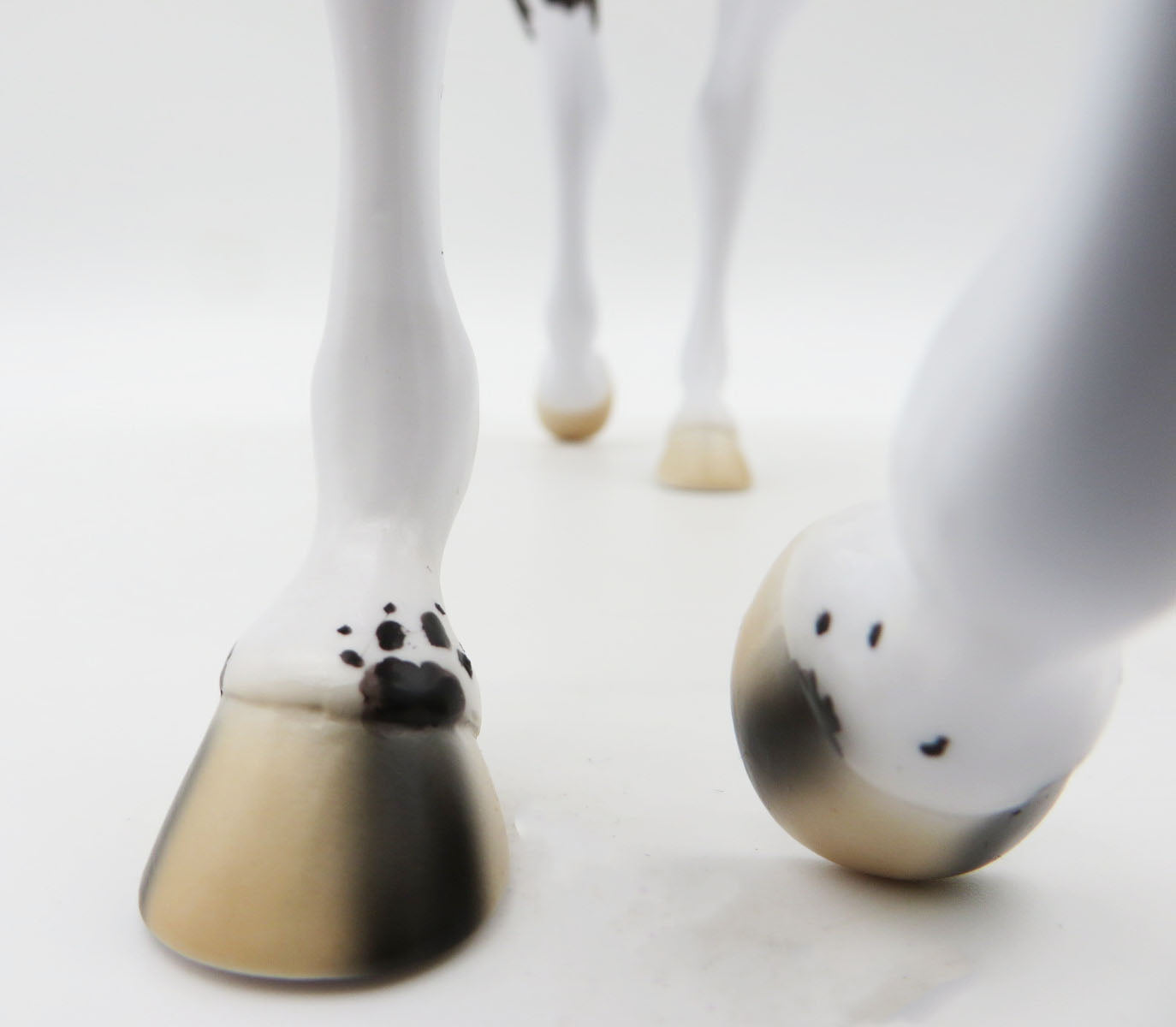 Wolf-Horse LE 30 - Silver Bay Sabino with Wolf Print Marks by Ellen Robbins MM22