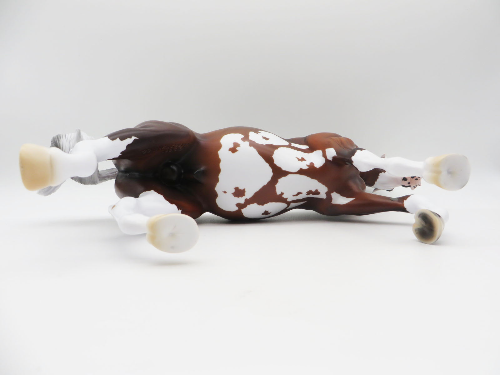 Wolf-Horse LE 30 - Silver Bay Sabino with Wolf Print Marks by Ellen Robbins MM22