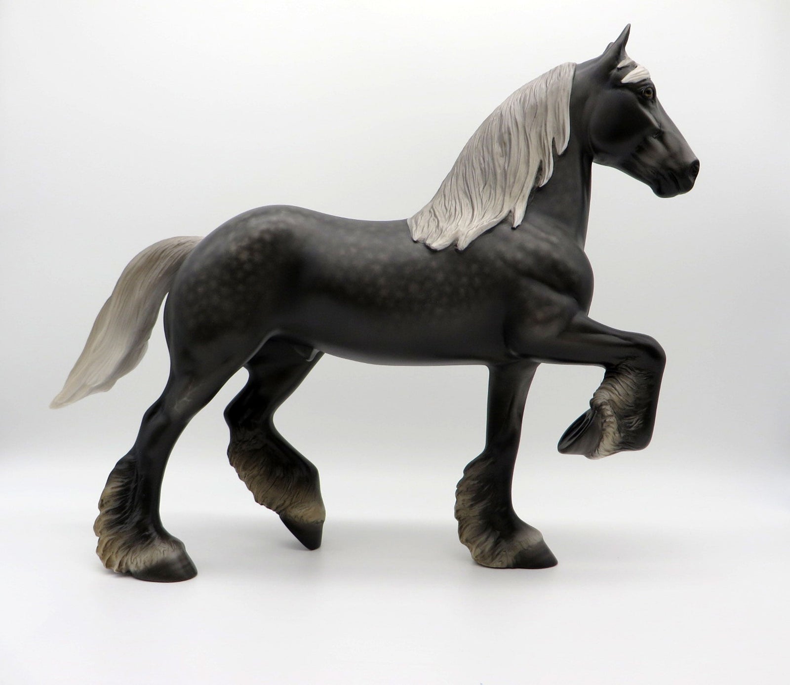 Wacky Shack-OOAK Dapple Grey Trotting Draft  4/26/21