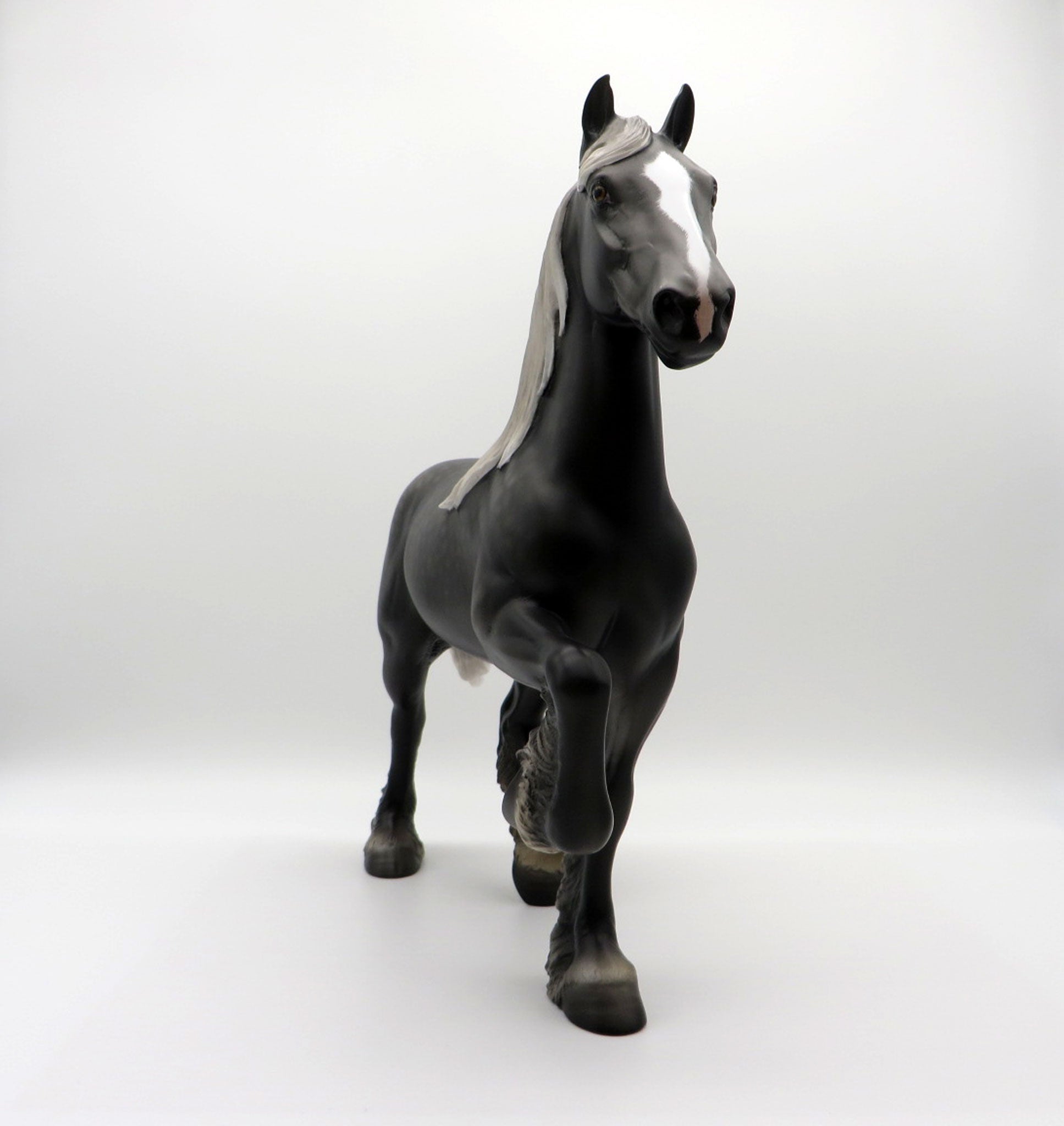 Wacky Shack-OOAK Dapple Grey Trotting Draft  4/26/21