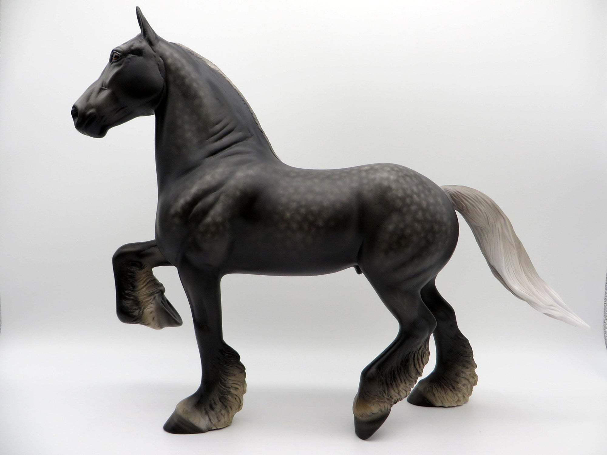 Wacky Shack-OOAK Dapple Grey Trotting Draft  4/26/21