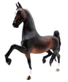 Walk on By-OOAK Dapple Bay Saddlebred Painted by Sheryl Leisure 10/25/21