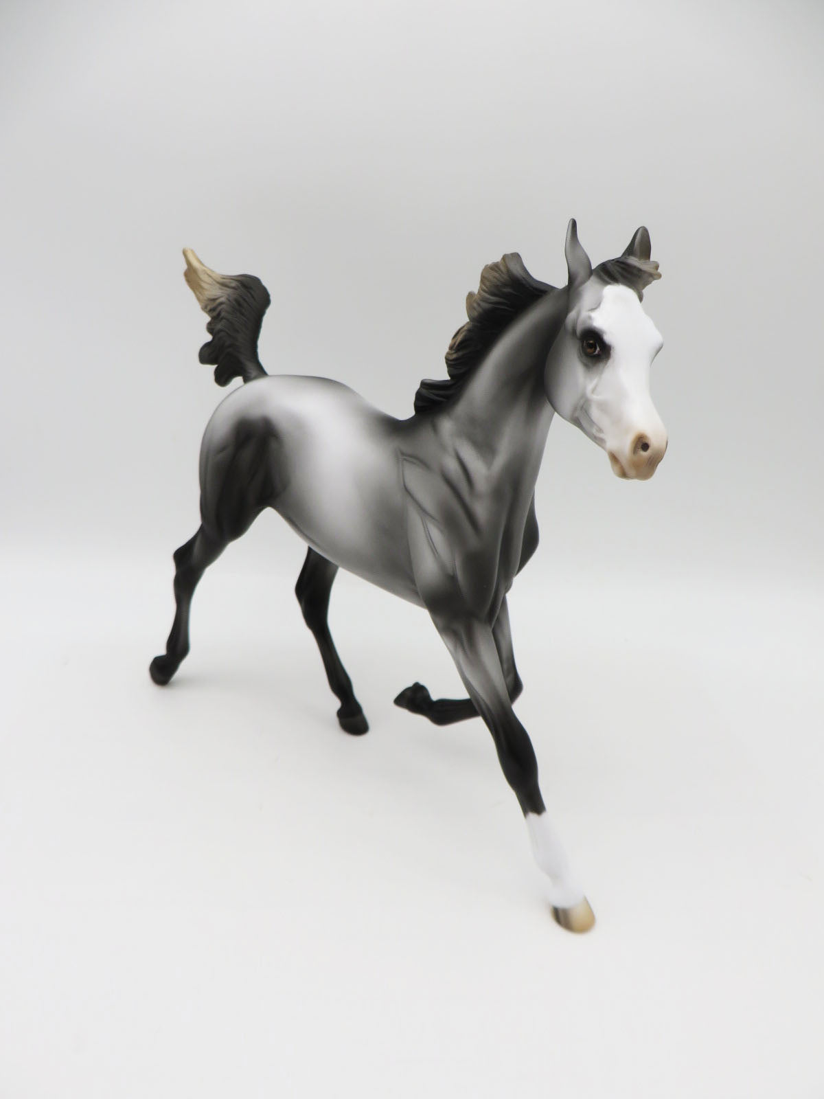 Wasn&#39;t Me Santa - OOAK - Grey Yearling by Angela Marleau - CT22