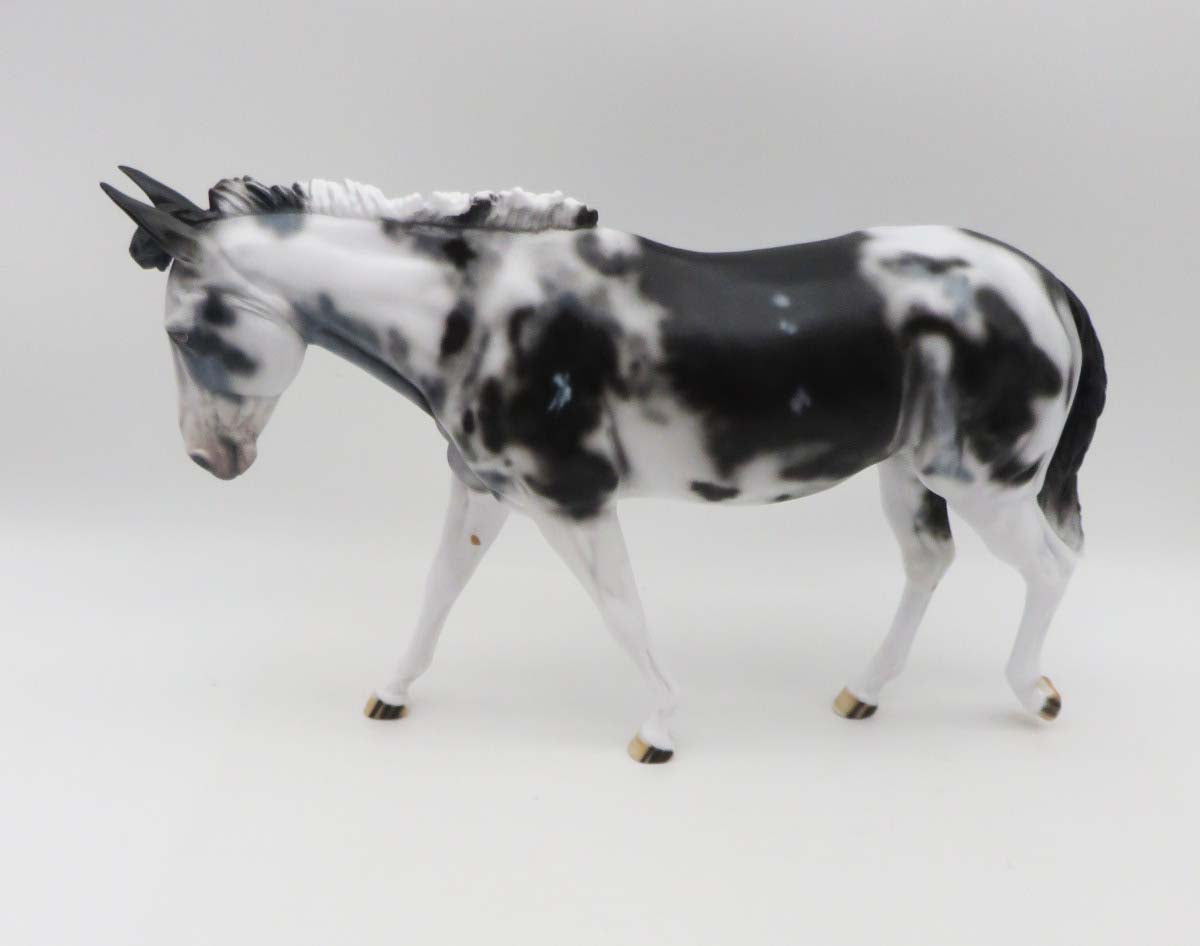 Wesley - OOAK - Black Sabino Mule By Dawn Quick - SHCF23