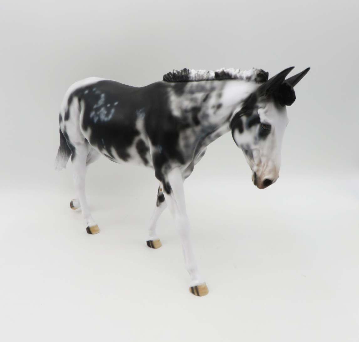 Wesley - OOAK - Black Sabino Mule By Dawn Quick - SHCF23
