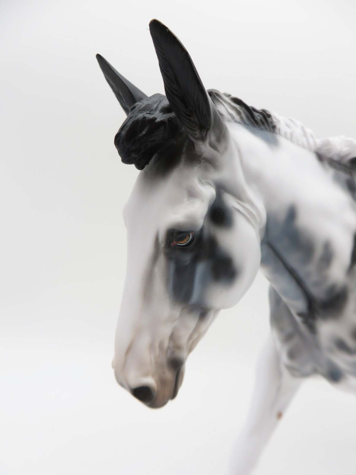 Wesley - OOAK - Black Sabino Mule By Dawn Quick - SHCF23