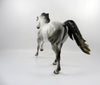 Wet Bar-LE-15 Dapple Grey Foundation Quarter Horse Painted By Julie Keim 3/12/21