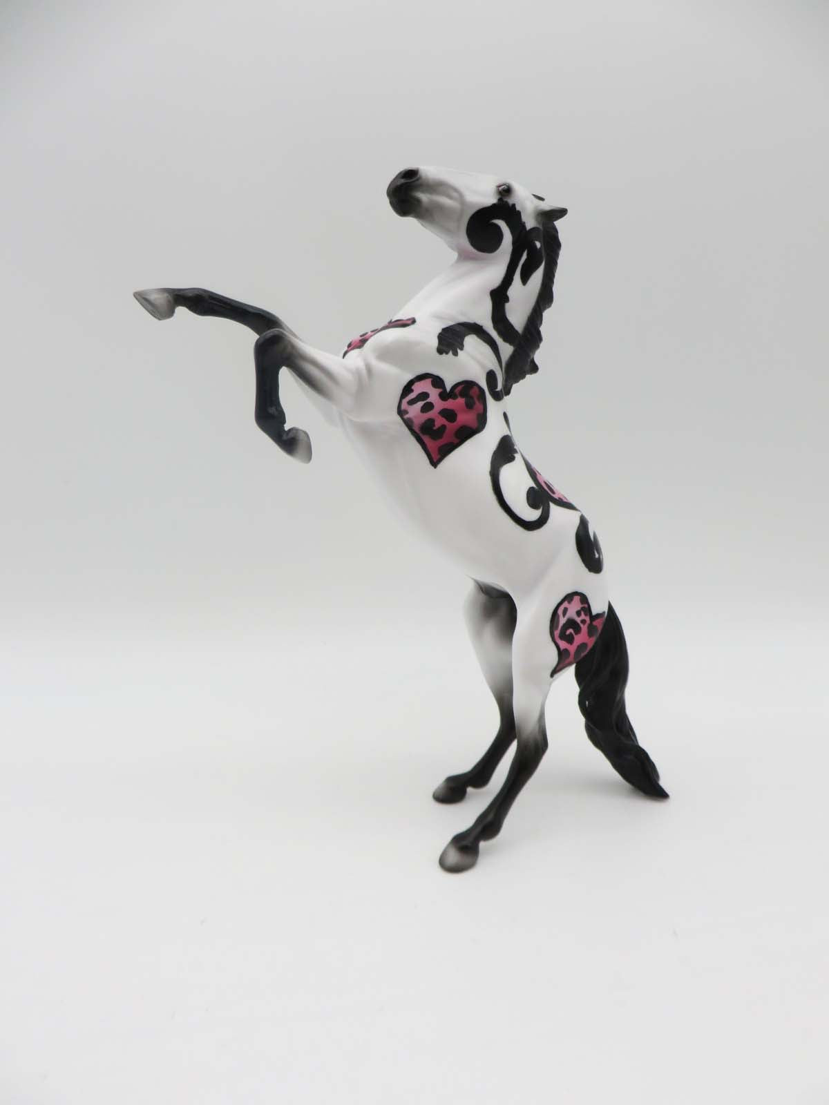 Wild Love - OOAK - Valentine Decorator Rearing Pebble By Dawn Quick  2/14/23