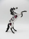 Wild Love - OOAK - Valentine Decorator Rearing Pebble By Dawn Quick  2/14/23