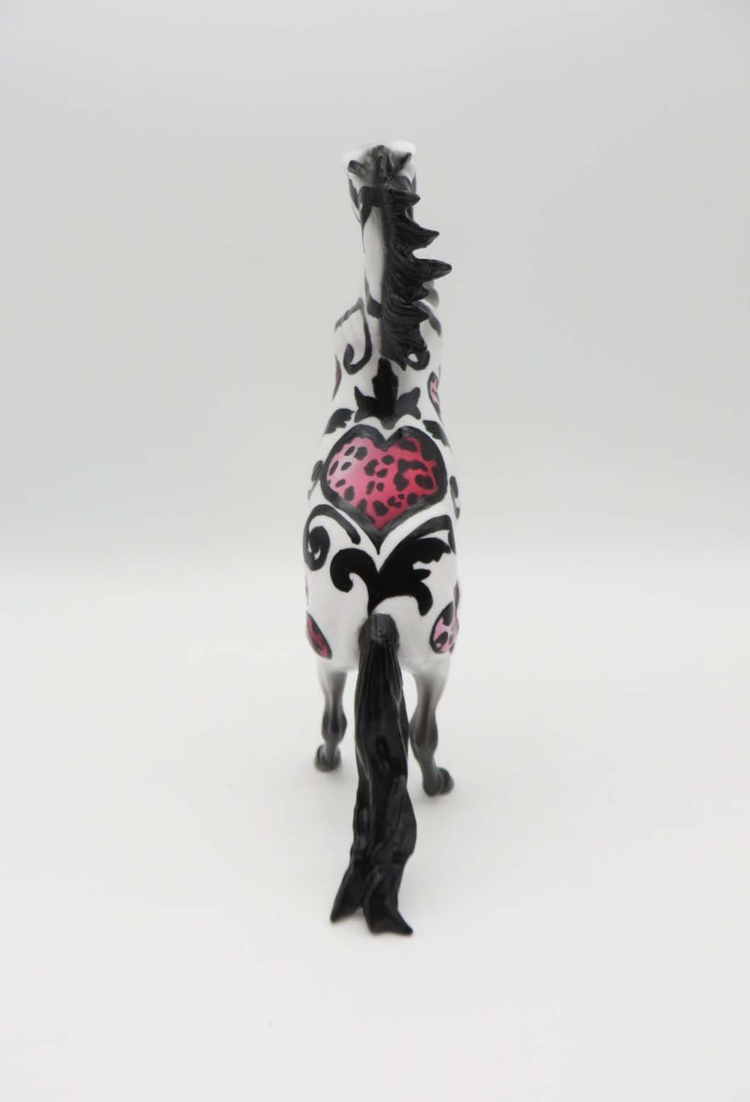 Wild Love - OOAK - Valentine Decorator Rearing Pebble By Dawn Quick  2/14/23