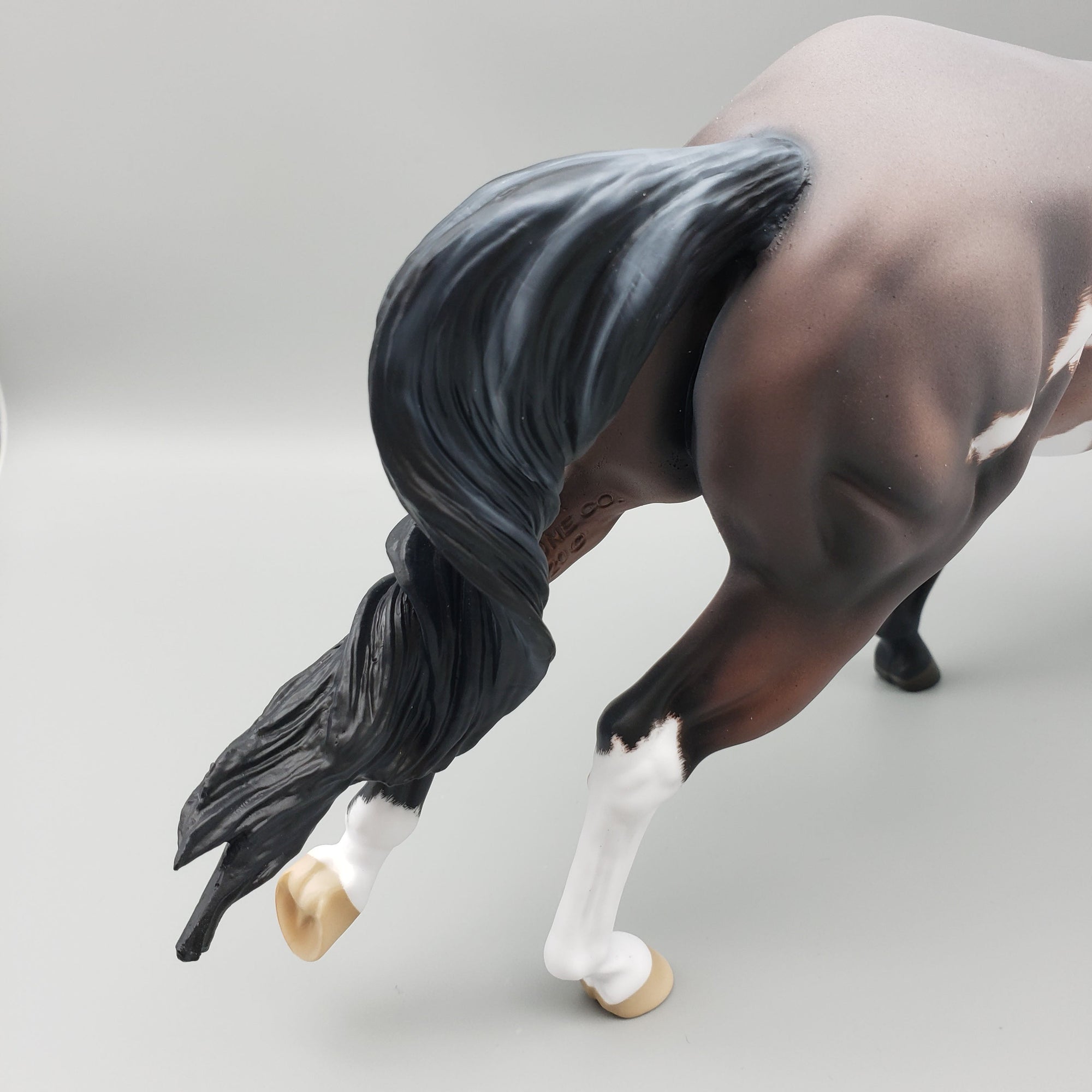 Wild Man Wayne OOAK Bay Roan Overo Running Stock Horse By Ellen Robbins Best Offers 6/12/23