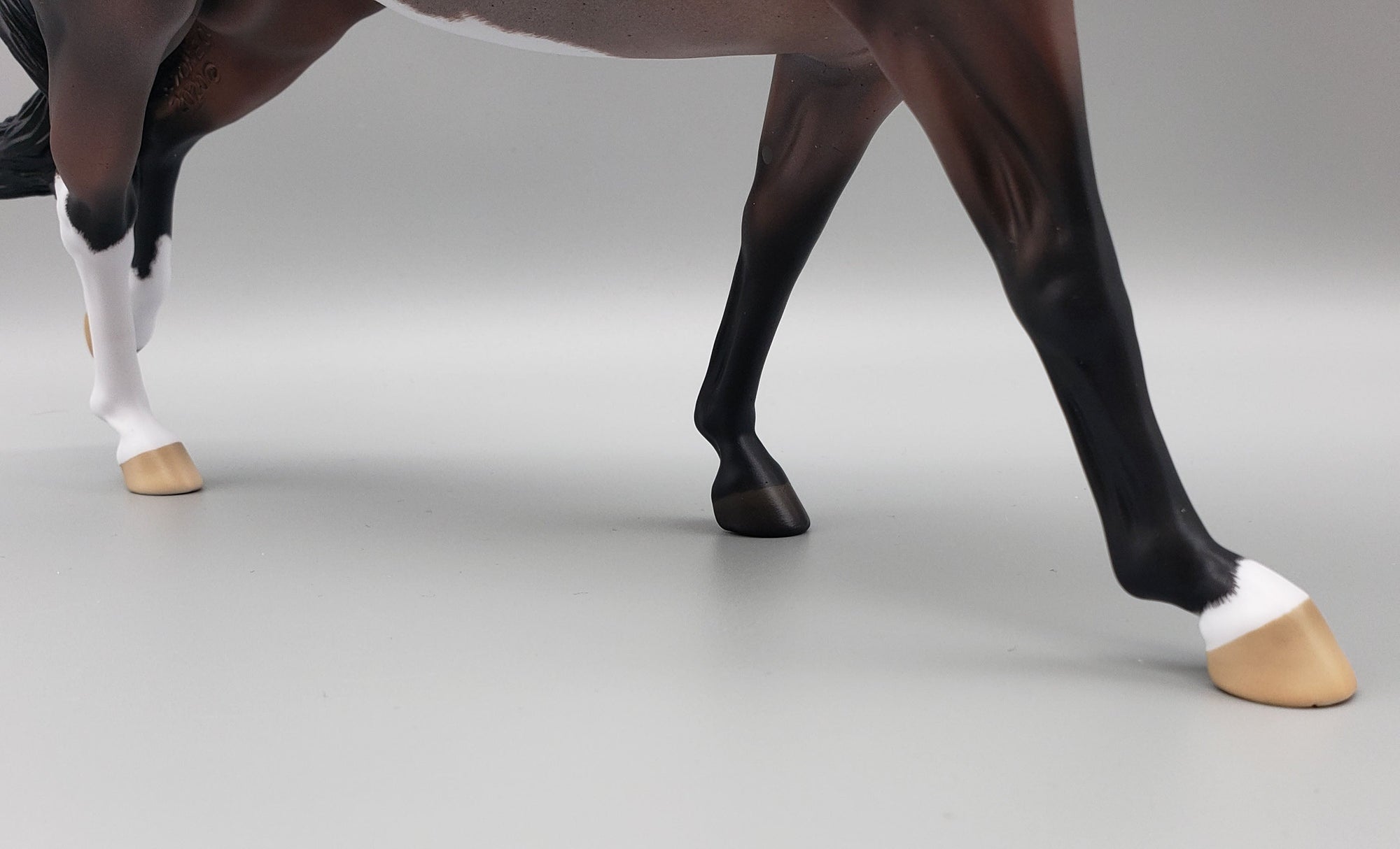 Wild Man Wayne OOAK Bay Roan Overo Running Stock Horse By Ellen Robbins Best Offers 6/12/23