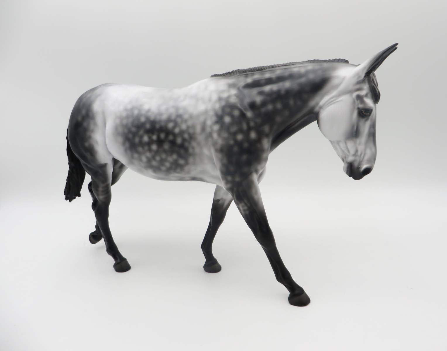 Willow   - OOAK - Customized Dark Dappled Grey Mule By Jess Hamill - SHCF23
